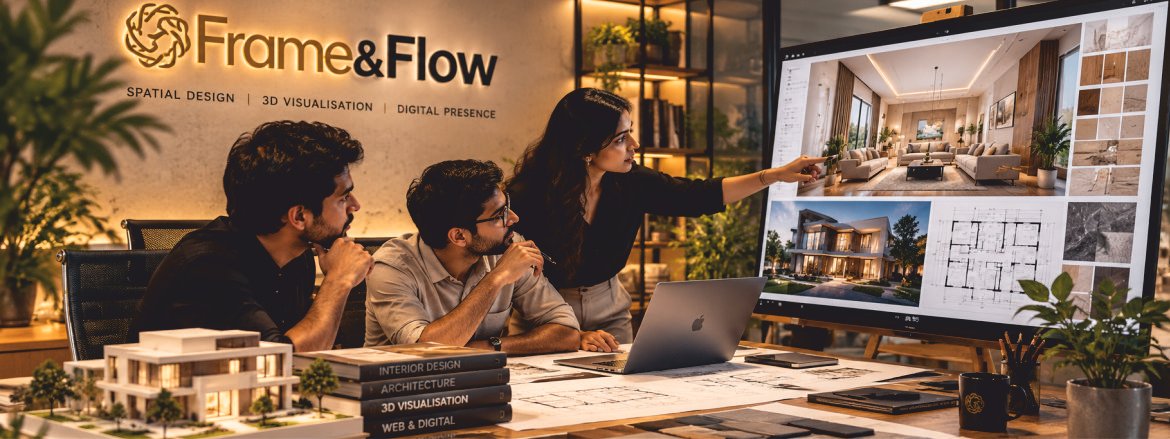 Frame & Flow Contemporary Spatial and Interior Design Project